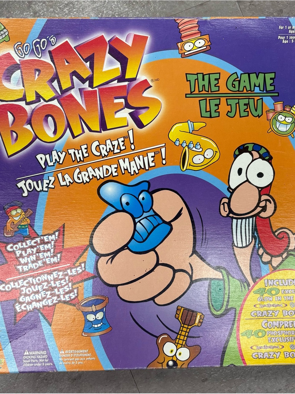 Crazy Bones the game, RARE, Vintage 1999